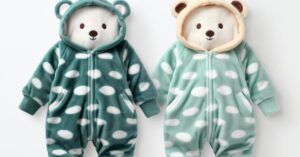 Bear Design Long Sleeve Baby Jumpsuit from The Spark Shop